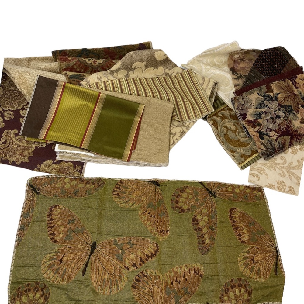 Fabric Remnants Lot Premium Upholstery Brocade Damask Sewing Craft Material DIY - Picture 7 of 13